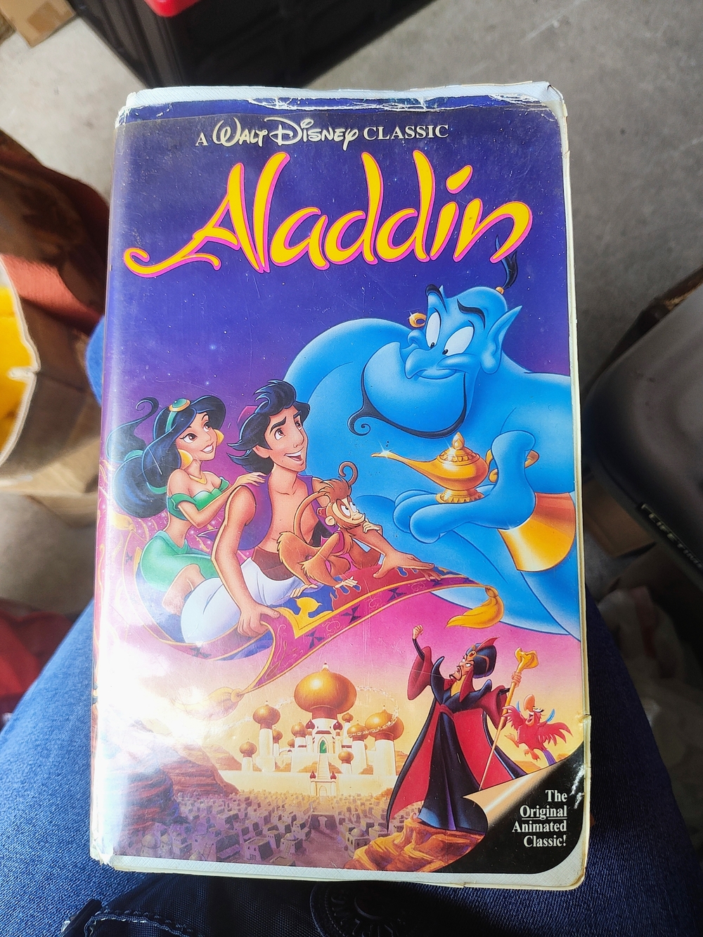 Walt Disney Aladdin Classic VHS - Blue Cover